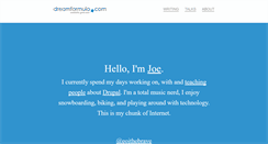 Desktop Screenshot of dreamformula.com